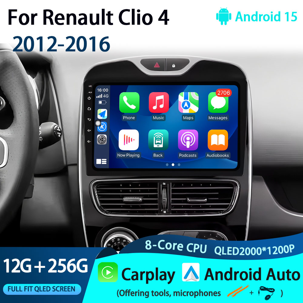 Car Radio Gps Navigation 10 Inch - Pour Renault Clio 4 2012-2016 Autoradio