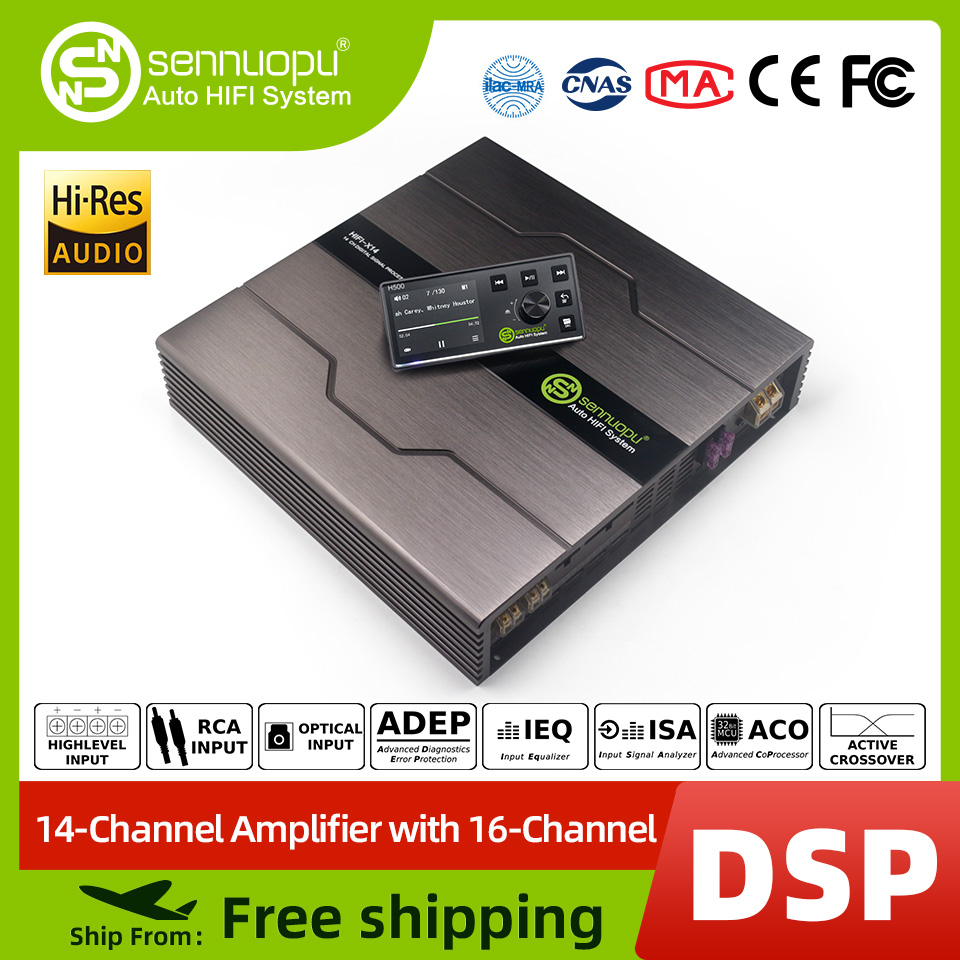 Car Stereo Dsp 8 Channel - Sennuopu X14 processeur dsp 16 canaux