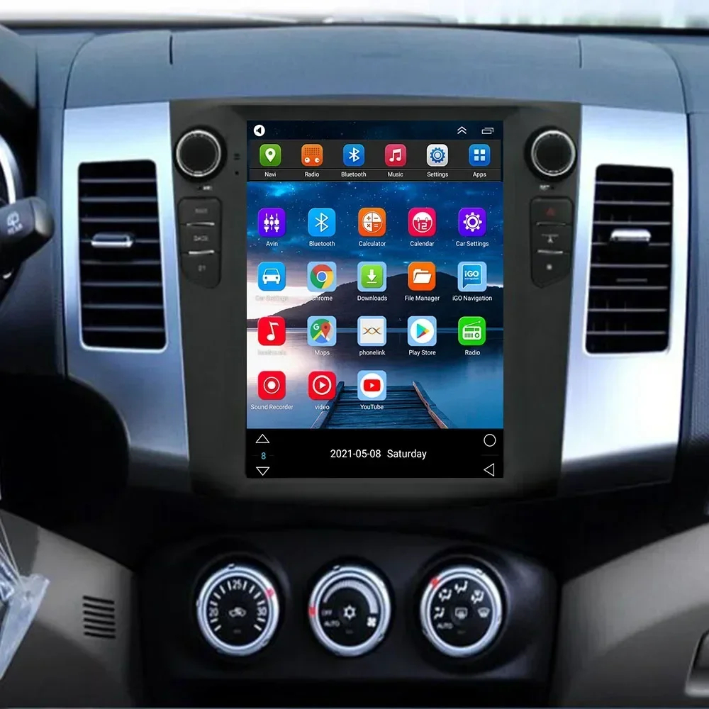 Tesla Style Screen Car Radio - Autoradio Tesla Style 8 cœurs, pour