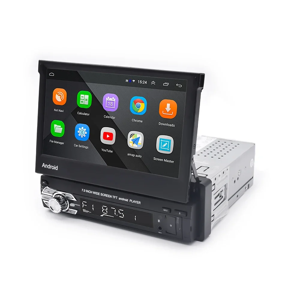 Car Radio 1 Din Flip Out Screen - Lecteur DVD de voiture 1 DIN