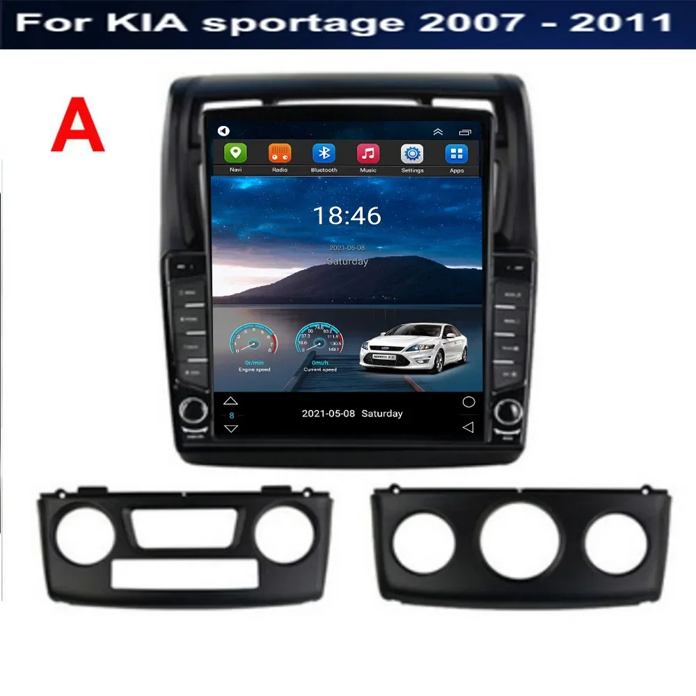 Tesla Style Screen Car Radio - Autoradio Android 14.0 de style Tesla,