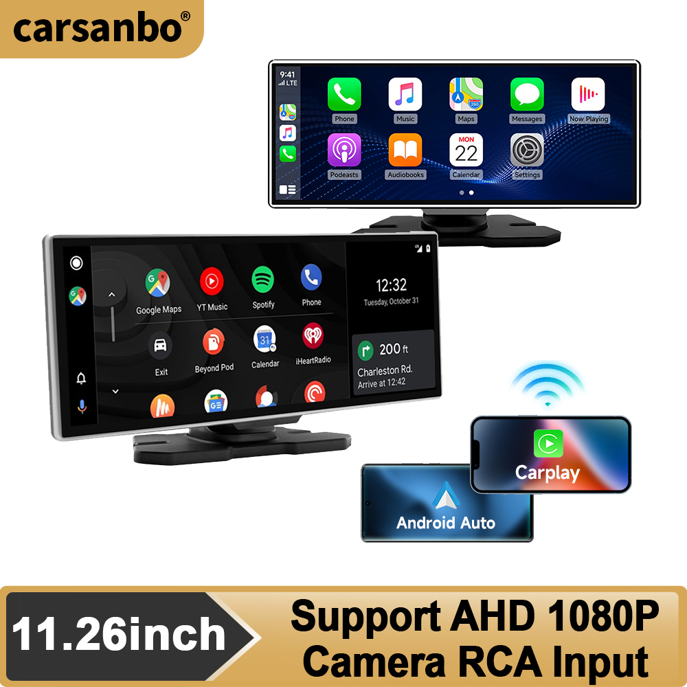 Car Multimedia Player Carplay Android Auto - Écran tactile de voiture Carsanbo de