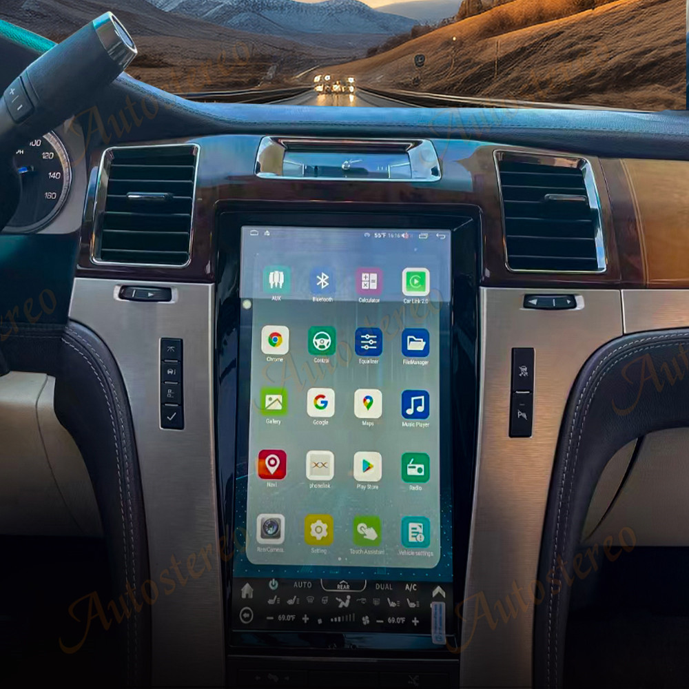 Android Head Unit 7862 Octa Core - 13.6 ''Carplay pour Cadillac Escalade 2004-2017