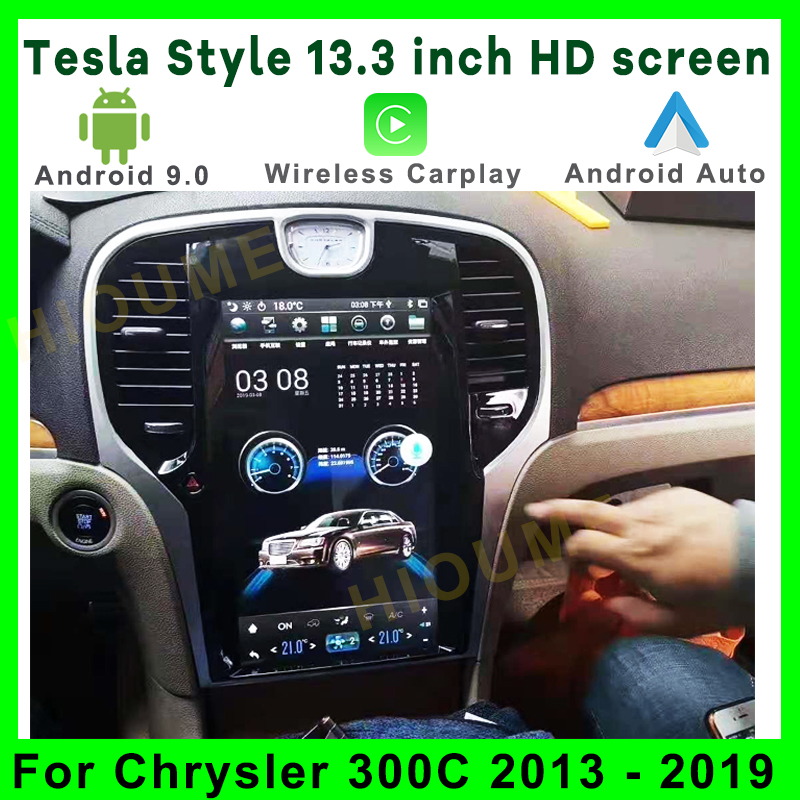 Tesla Style Screen Car Radio - Autoradio Android 9 avec écran vertical