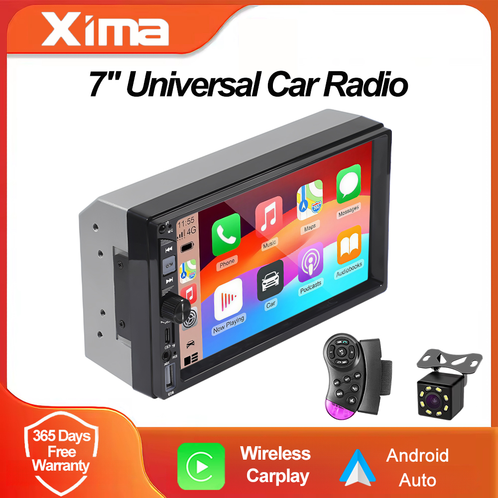 Car Dvd Player Bluetooth Steering Wheel - Autoradio 7 pouces 2 Din Carplay