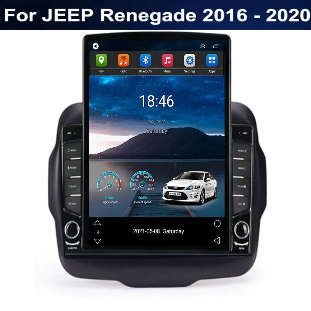Tesla Style Screen Car Radio - Autoradio Android Auto 2Din de style