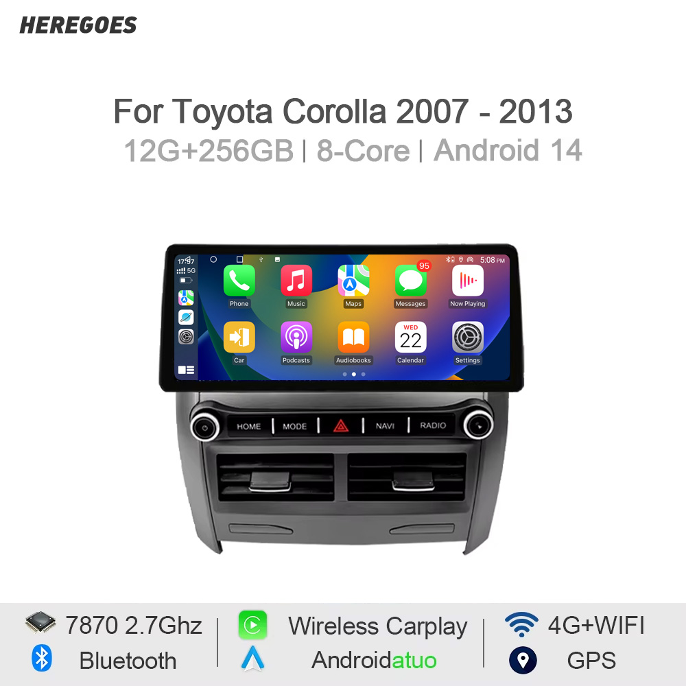 Autoradio CarPlay Android 14 a - Car Dvd Player Bluetooth Steering Wheel avis et prix