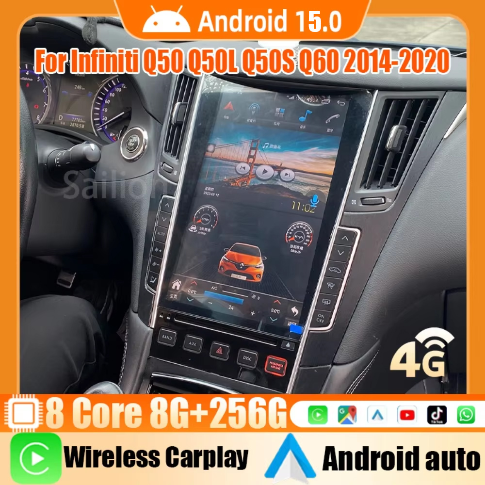 Autoradio Android 15 pour Infi - Car Dvd Player Bluetooth Steering Wheel avis et prix