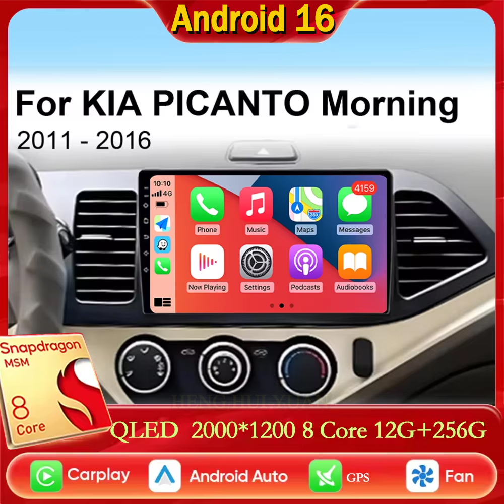 Pour Kia Morning Picanto 2011  - Android Car Stereo 2 Din 8 Core avis et prix
