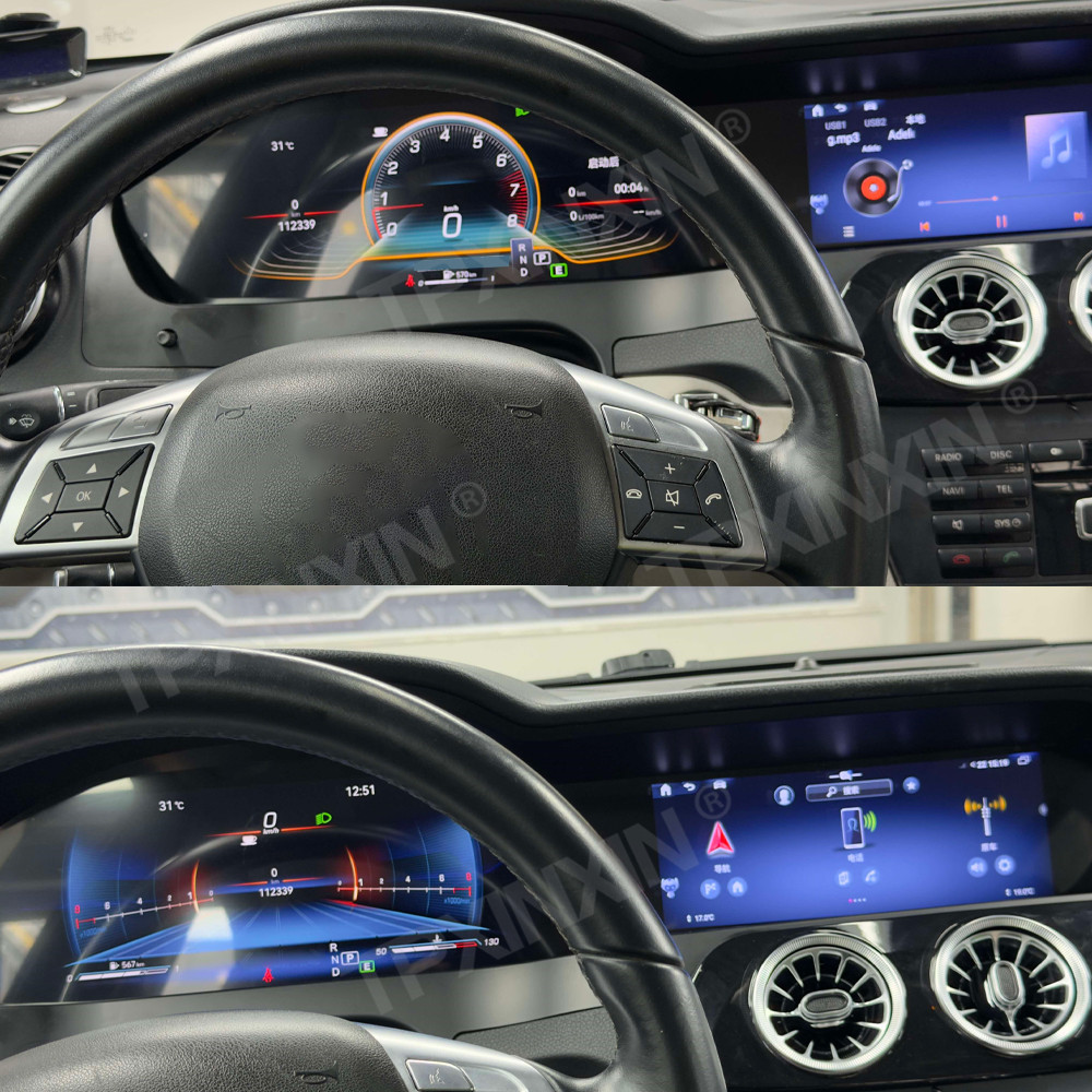Écran unique 12,3 pouces + And - Android Auto Head Unit 12.3 Inch avis et prix