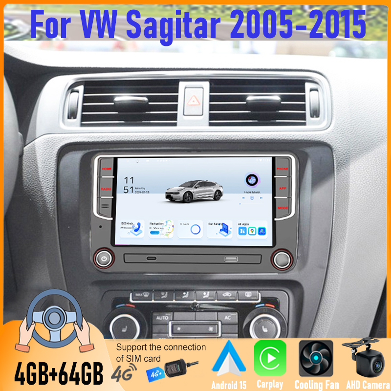Autoradio Android 7'' pour VW  - Android Head Unit 6Gb 128Gb avis et prix
