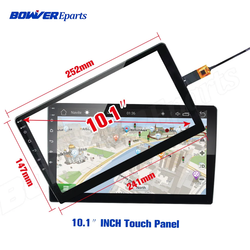 Panneau d'écran tactile pour t - Car Radio Gps Navigation 10 Inch avis et prix