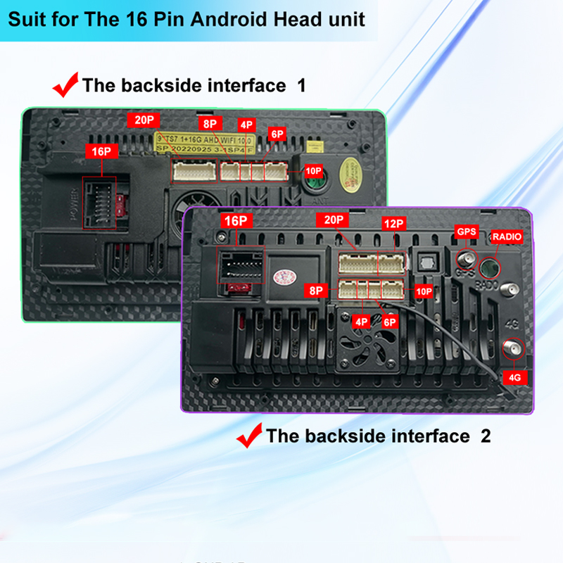 Autoradio Android 16 broches,  - Car Stereo Canbus Decoder avis et prix
