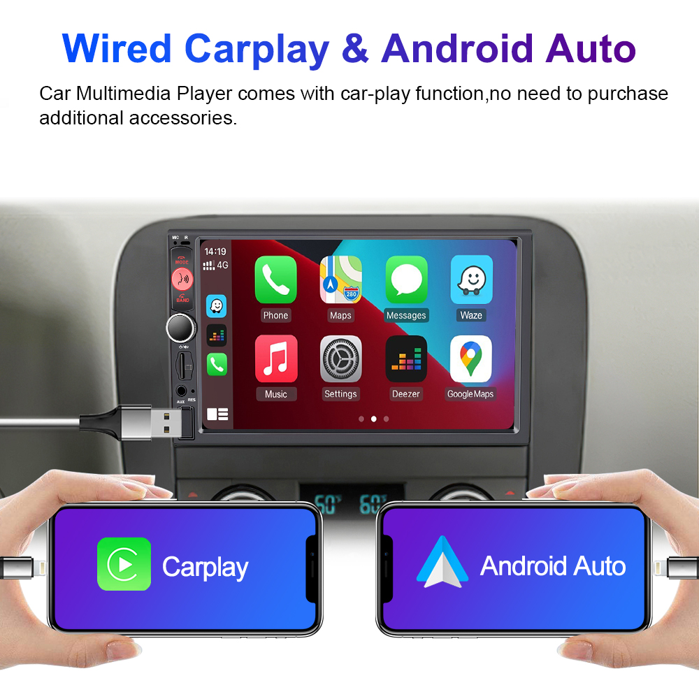 LEHX 7 pouces 2Din Android Aut - Car Dvd Player Bluetooth Steering Wheel avis et prix