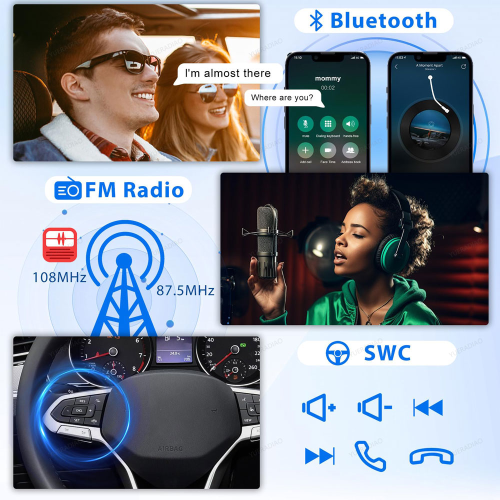 Autoradio Android 16 pour Mazd - Android Car Stereo 2 Din 8 Core avis et prix