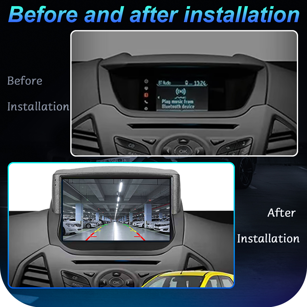 Autoradio Android pour Ford Ec - Car Dvd Player Bluetooth Steering Wheel avis et prix
