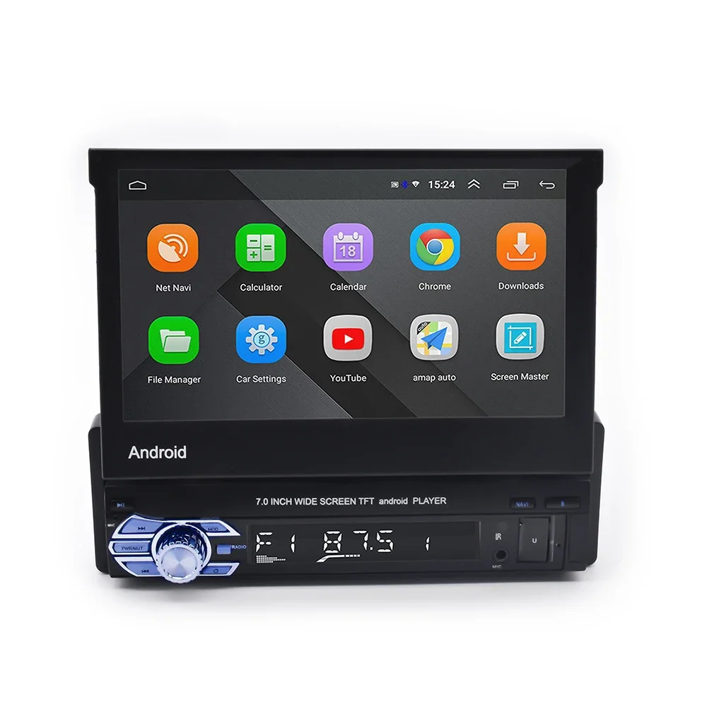 Lecteur DVD de voiture 1 DIN a - Car Radio 1 Din Flip Out Screen avis et prix