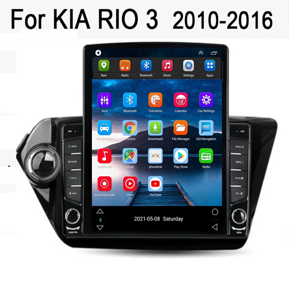 Autoradio Android 14 2Din de s - Tesla Style Screen Car Radio avis et prix