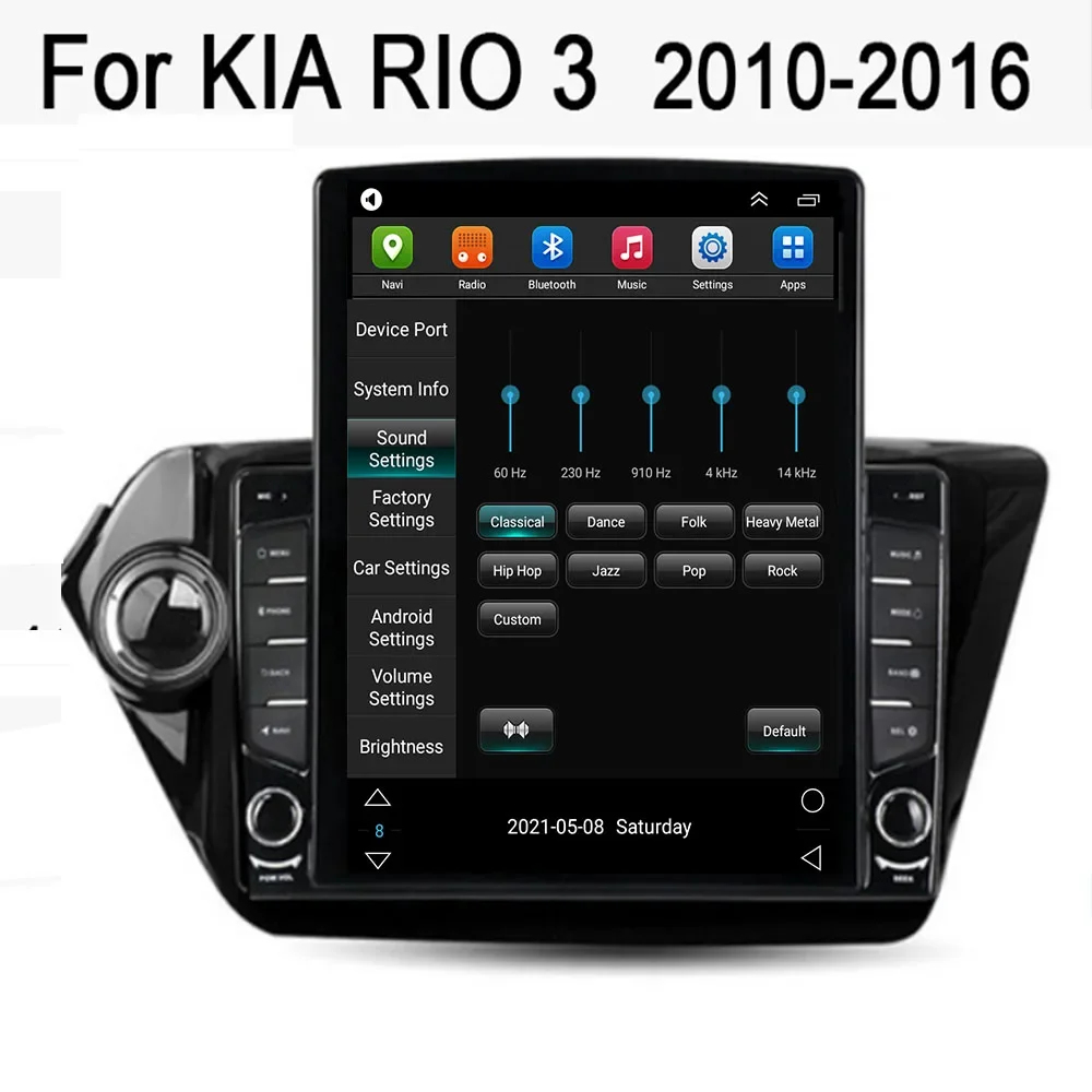 Autoradio Android 14 2Din de s - Tesla Style Screen Car Radio avis et prix
