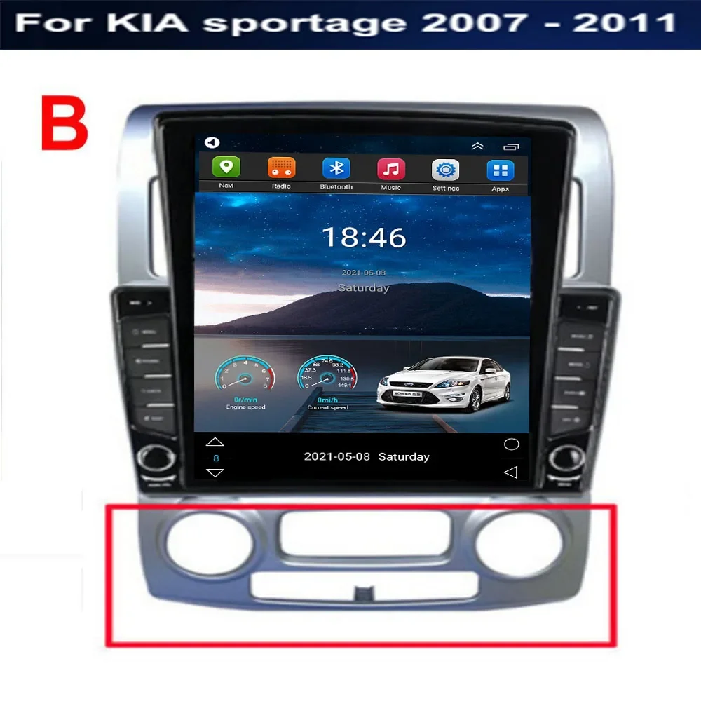 Autoradio Android 14.0 de styl - Tesla Style Screen Car Radio avis et prix