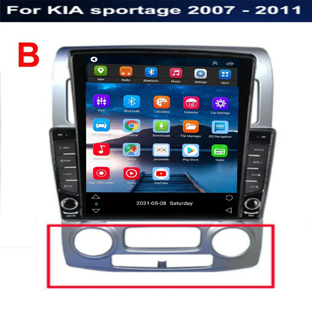 Autoradio Android 14.0 de styl - Tesla Style Screen Car Radio avis et prix