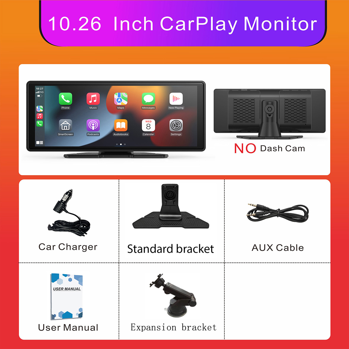 Lecteur vidéo multimédia pour  - Car Multimedia Player Carplay Android Auto avis et prix