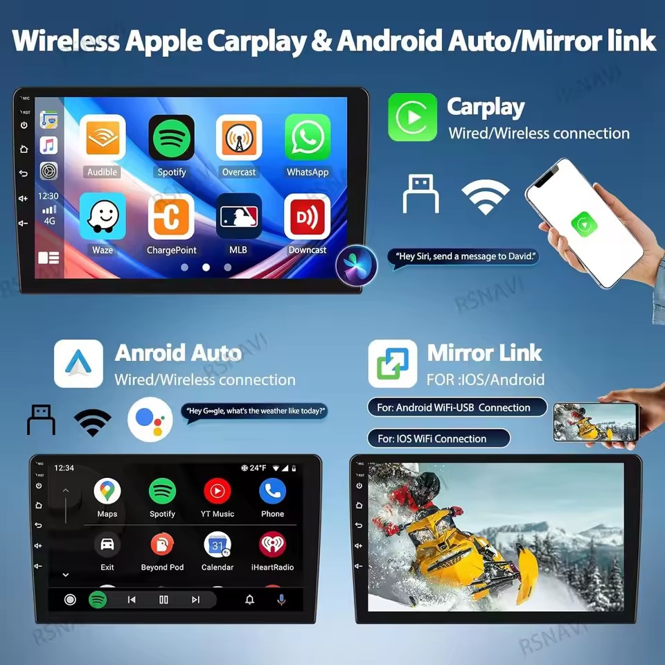 Android 16 Carplay Auto DSP po - Android Car Stereo 2 Din 8 Core avis et prix