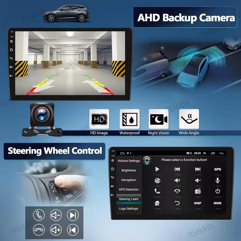 Android 16 Carplay Auto DSP po - Android Car Stereo 2 Din 8 Core avis et prix