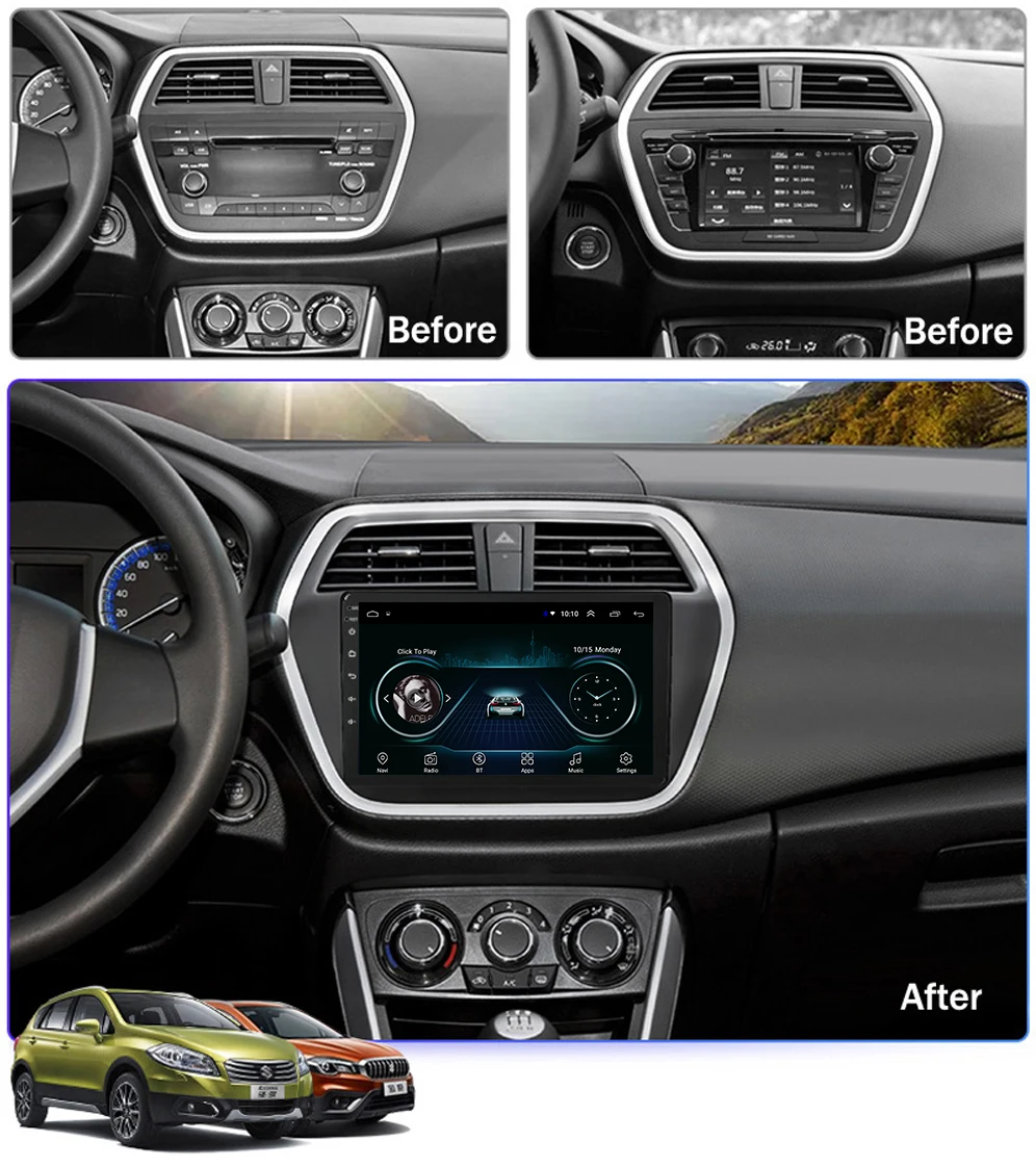 Autoradio pour Suzuki SX4 S-Cr - Android Car Stereo 2 Din 8 Core avis et prix