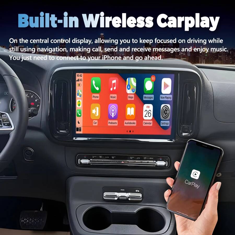 Lecteur multimédia vidéo 13 po - Car Multimedia Player Carplay Android Auto avis et prix