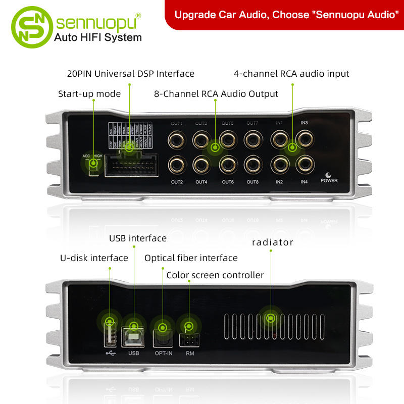 Amplificateur de voiture Bluet - Car Stereo Dsp 8 Channel avis et prix