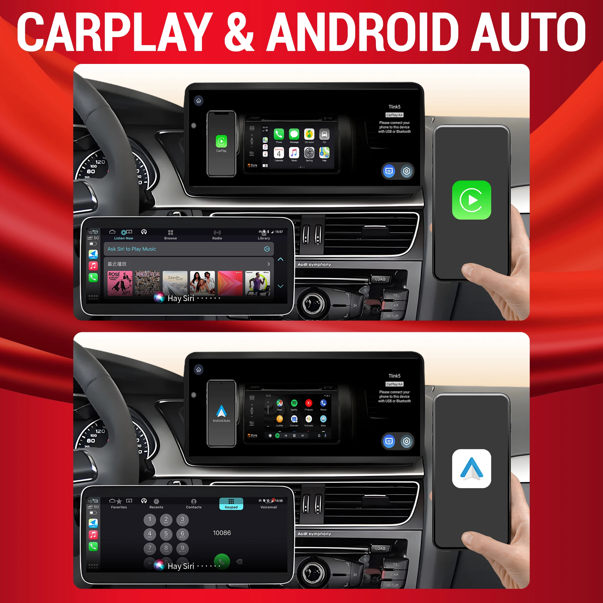 Autoradio Android 13, 12.3 pou - Android Auto Head Unit 12.3 Inch avis et prix