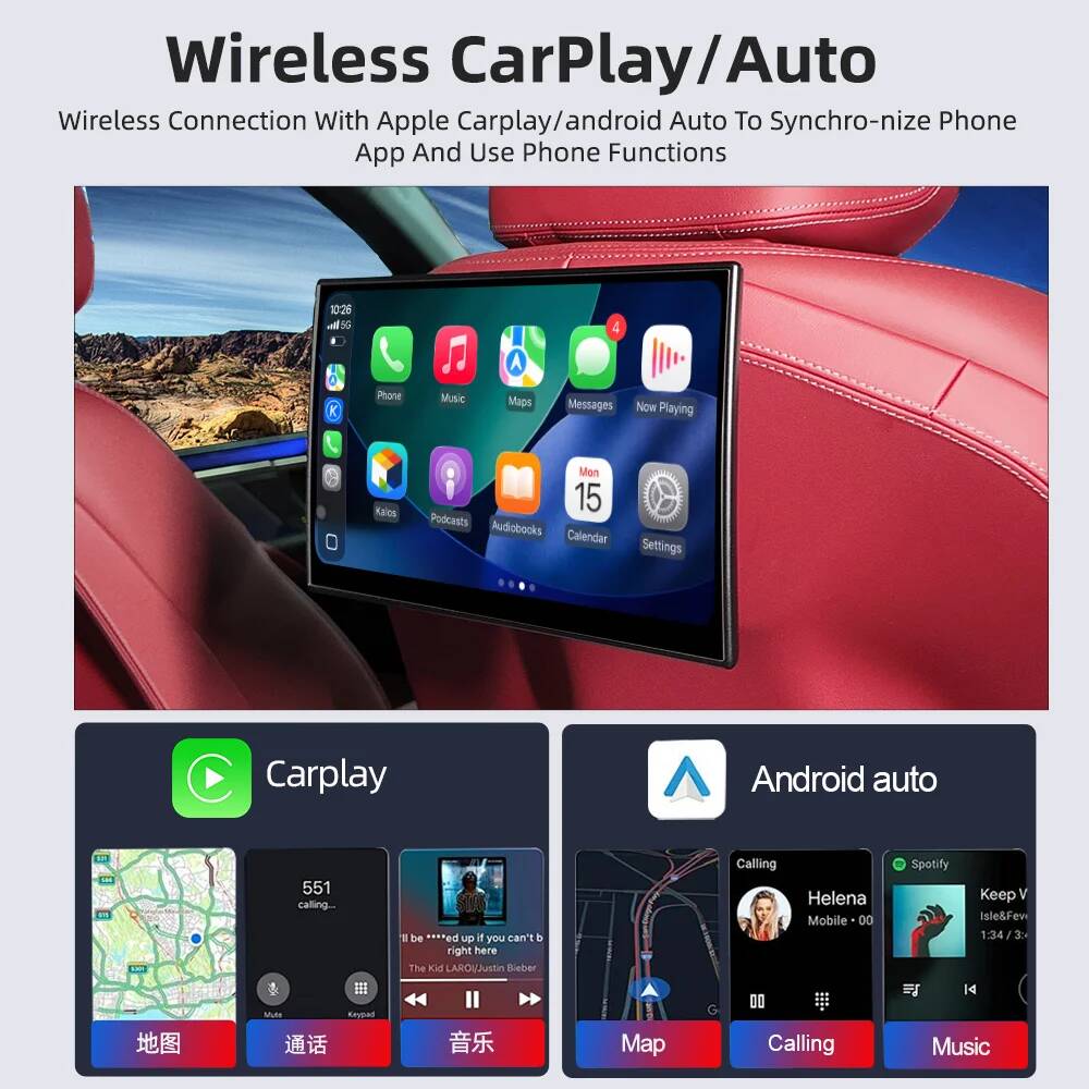 Écran incurvé Android 14 pour  - Car Multimedia Rear Seat Entertainment avis et prix
