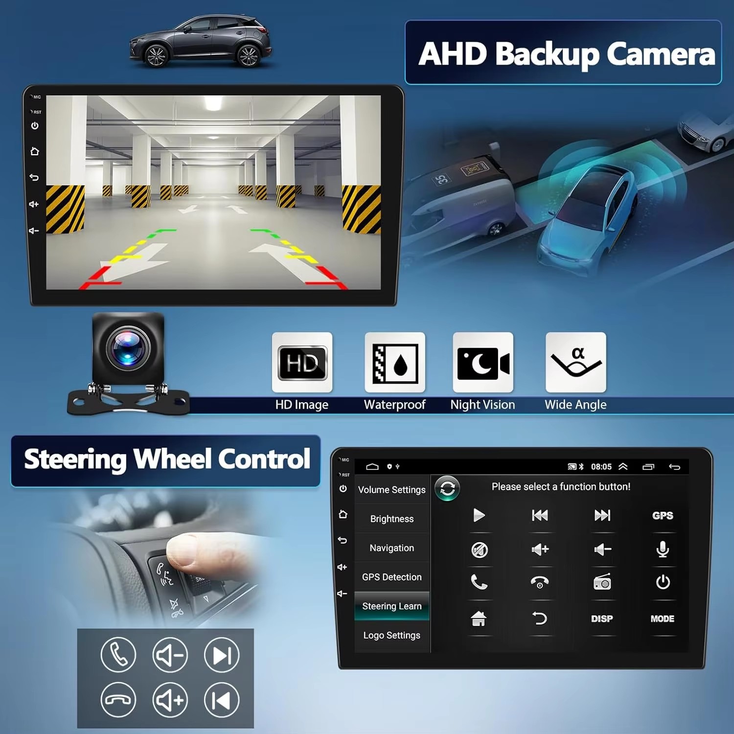 Autoradio Android 16 Carplay A - Android Car Stereo 2 Din 8 Core avis et prix