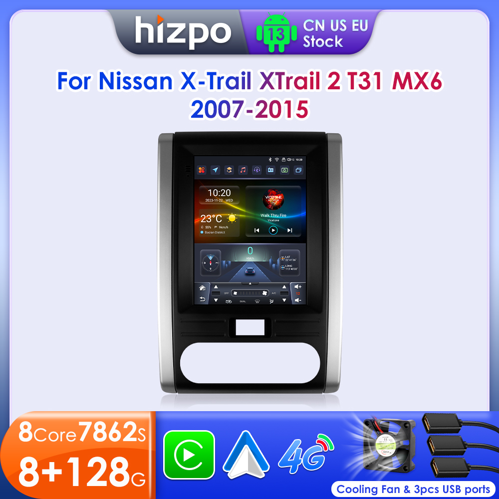 Hizpo-Autoradio Android 13 pou - Tesla Style Screen Car Radio avis et prix