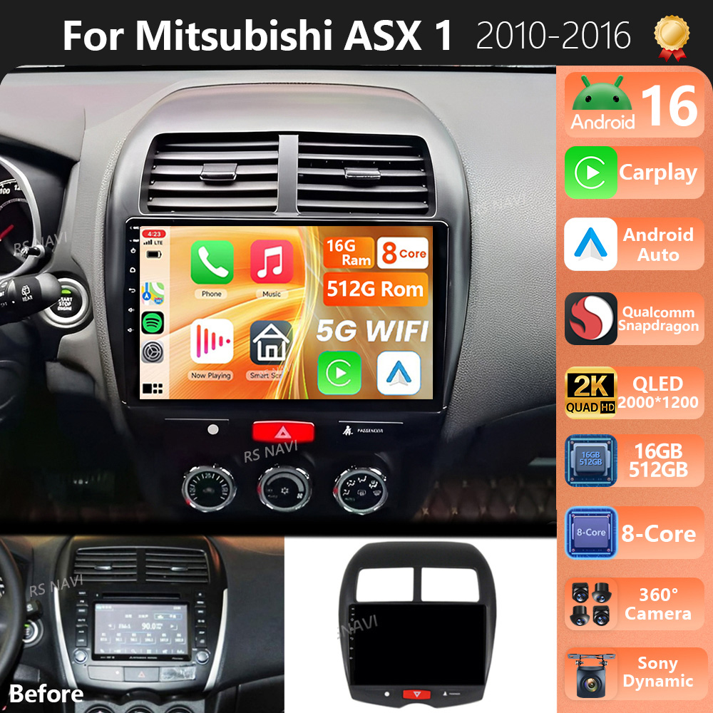 Autoradio Android 16 pour Mits - Android Car Stereo 2 Din 8 Core avis et prix