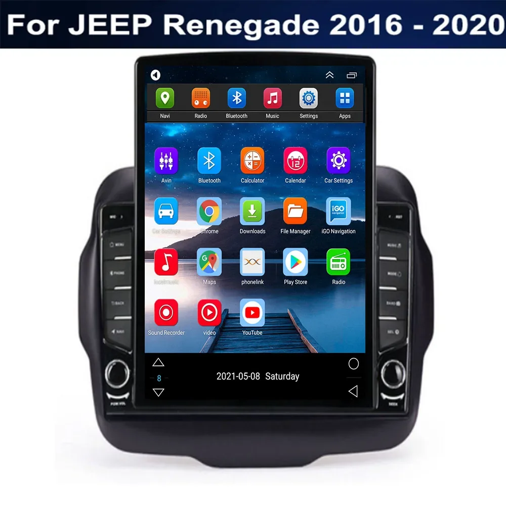 Autoradio Android Auto 2Din de - Tesla Style Screen Car Radio avis et prix