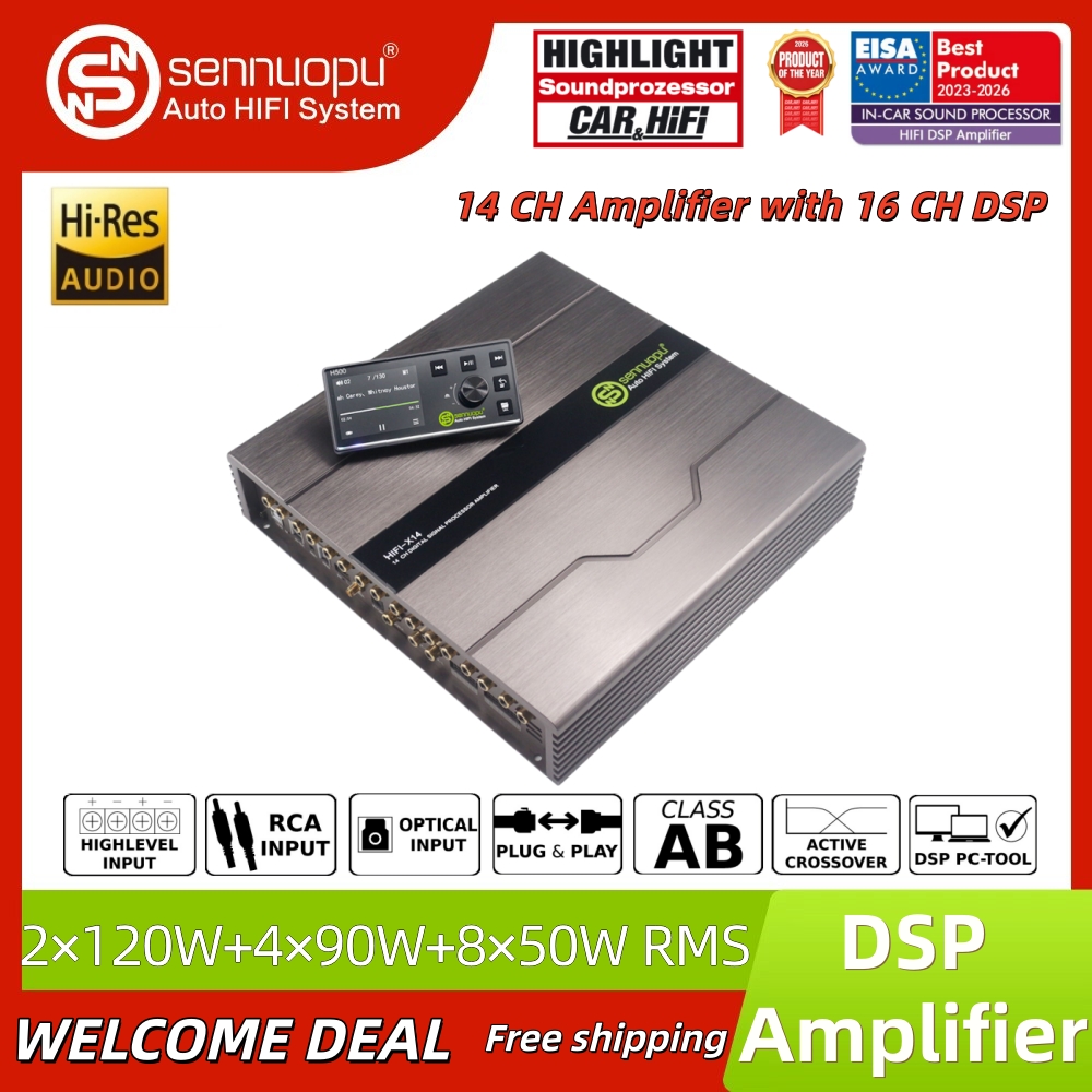 Processeur audio de voiture DS - Car Stereo Dsp 8 Channel avis et prix