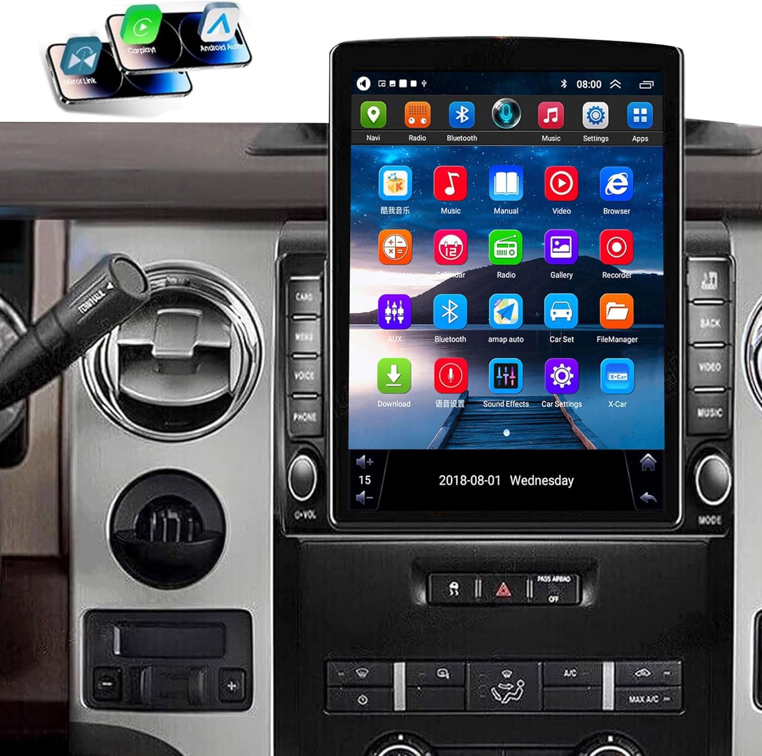 Autoradio tactile Android 13 d - Car Dvd Player Bluetooth Steering Wheel avis et prix
