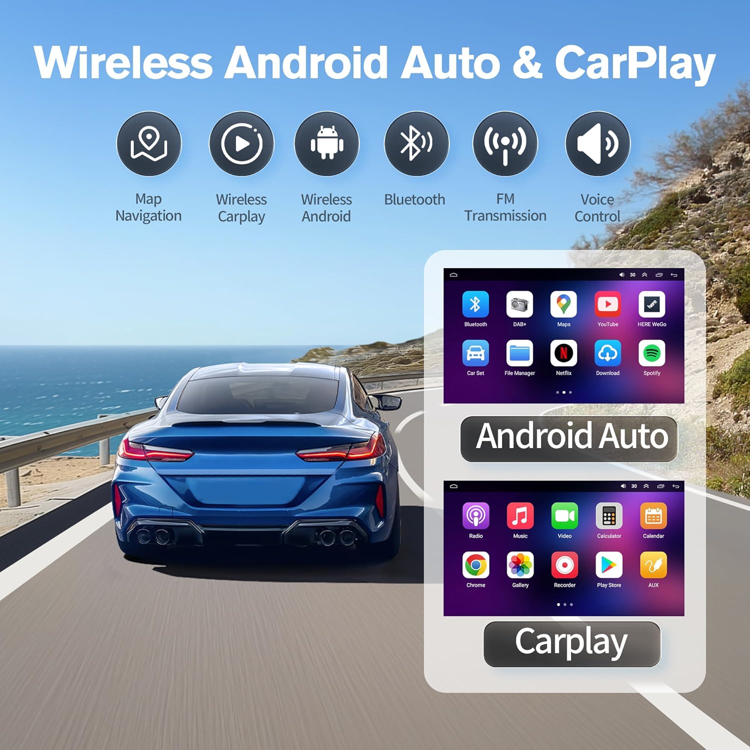 Autoradio tactile Android 13 d - Car Dvd Player Bluetooth Steering Wheel avis et prix