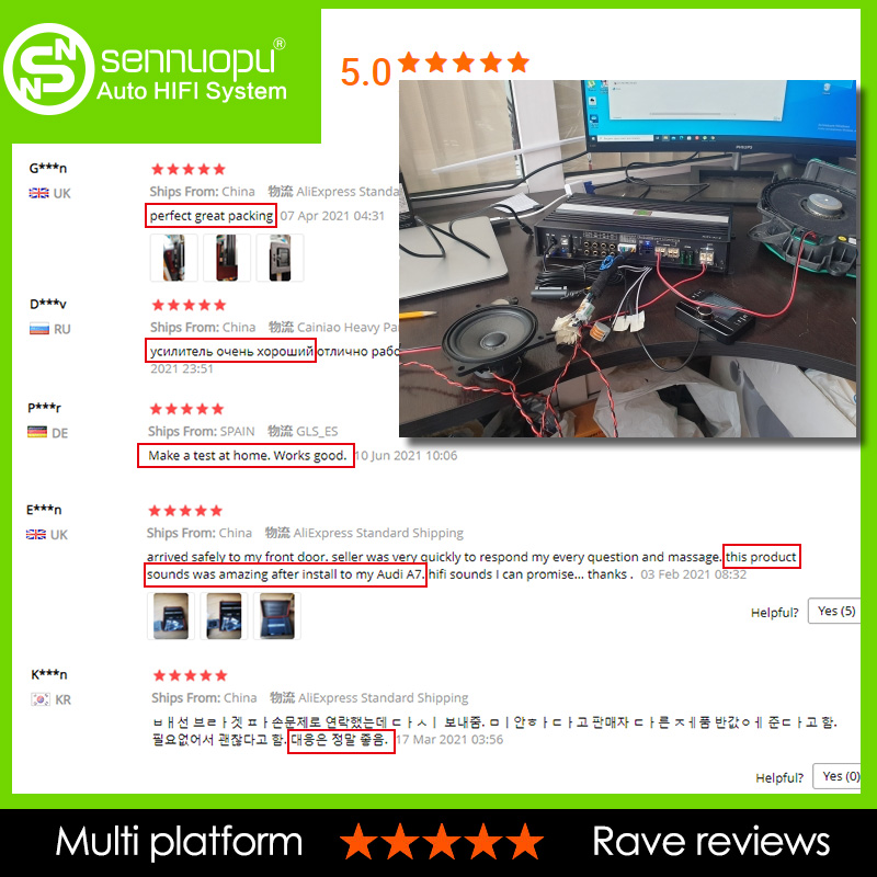 Sennuopu-Amplificateur audio d - Car Stereo Dsp 8 Channel avis et prix